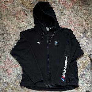 Puma Black Motorsport Zip-Up Hoodie